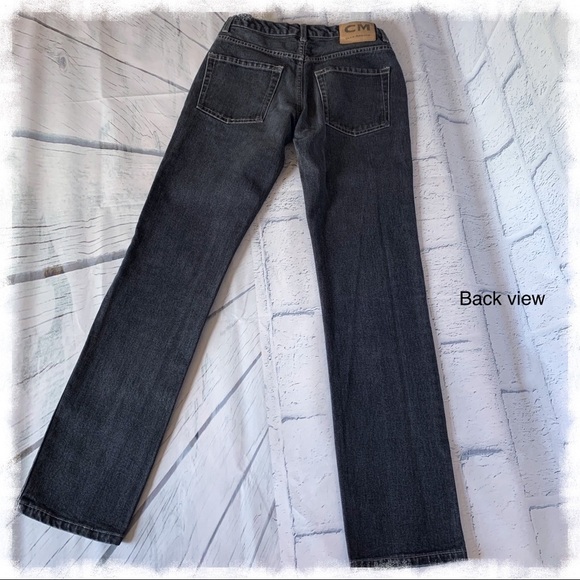 Club MONACO Black Wash Straight Leg Jeans - Picture 6 of 6